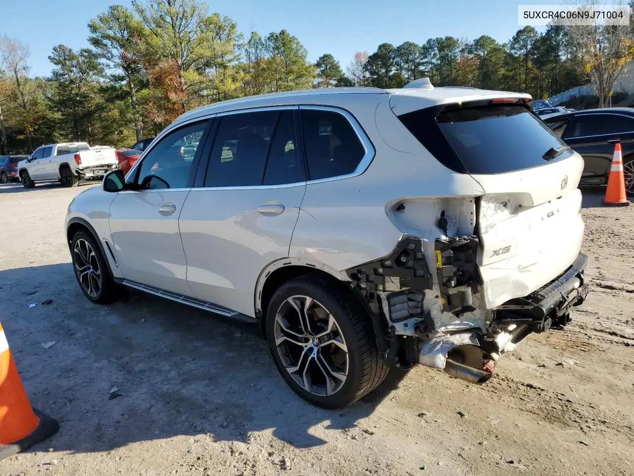 5UXCR4C06N9J71004 2022 BMW X5 Sdrive 40I