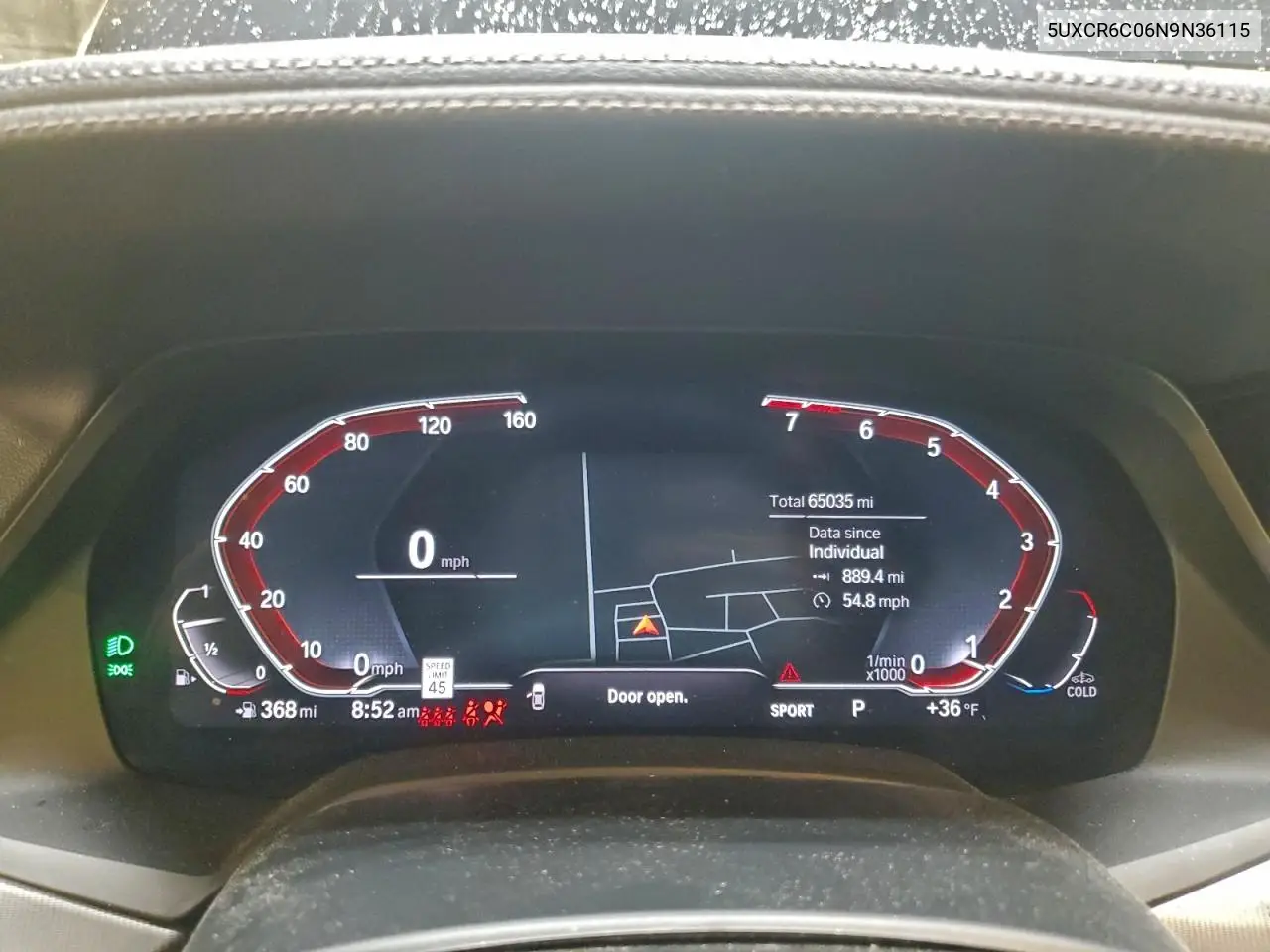 5UXCR6C06N9N36115 2022 BMW X5 xDrive40I