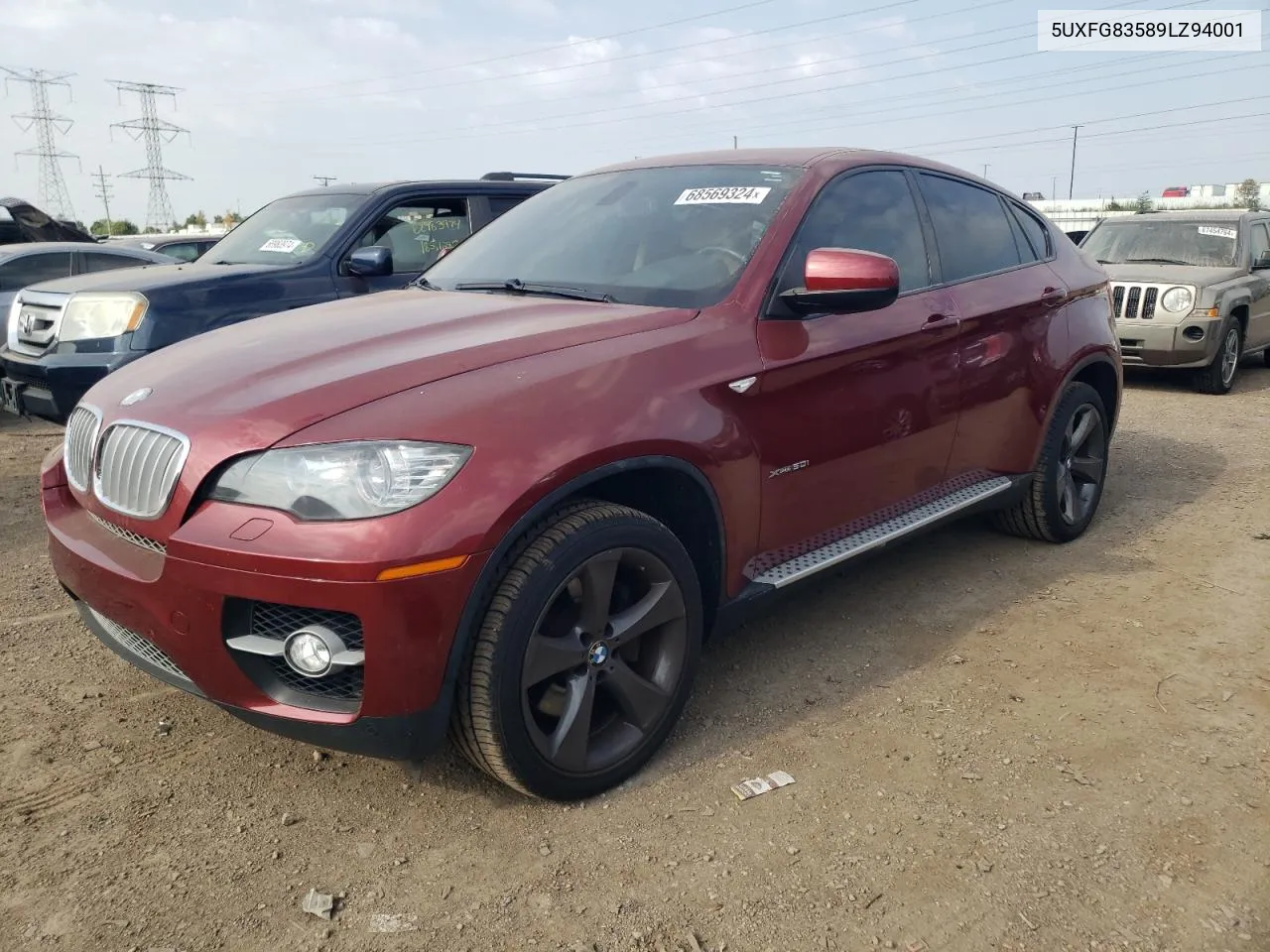 5UXFG83589LZ94001 2009 BMW X6