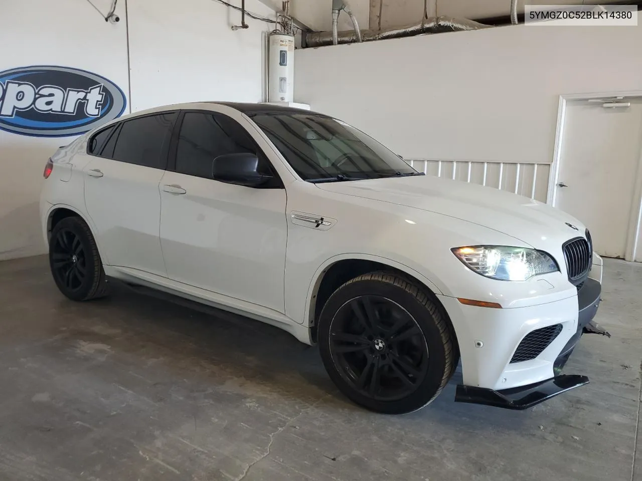 5YMGZ0C52BLK14380 2011 BMW X6 M