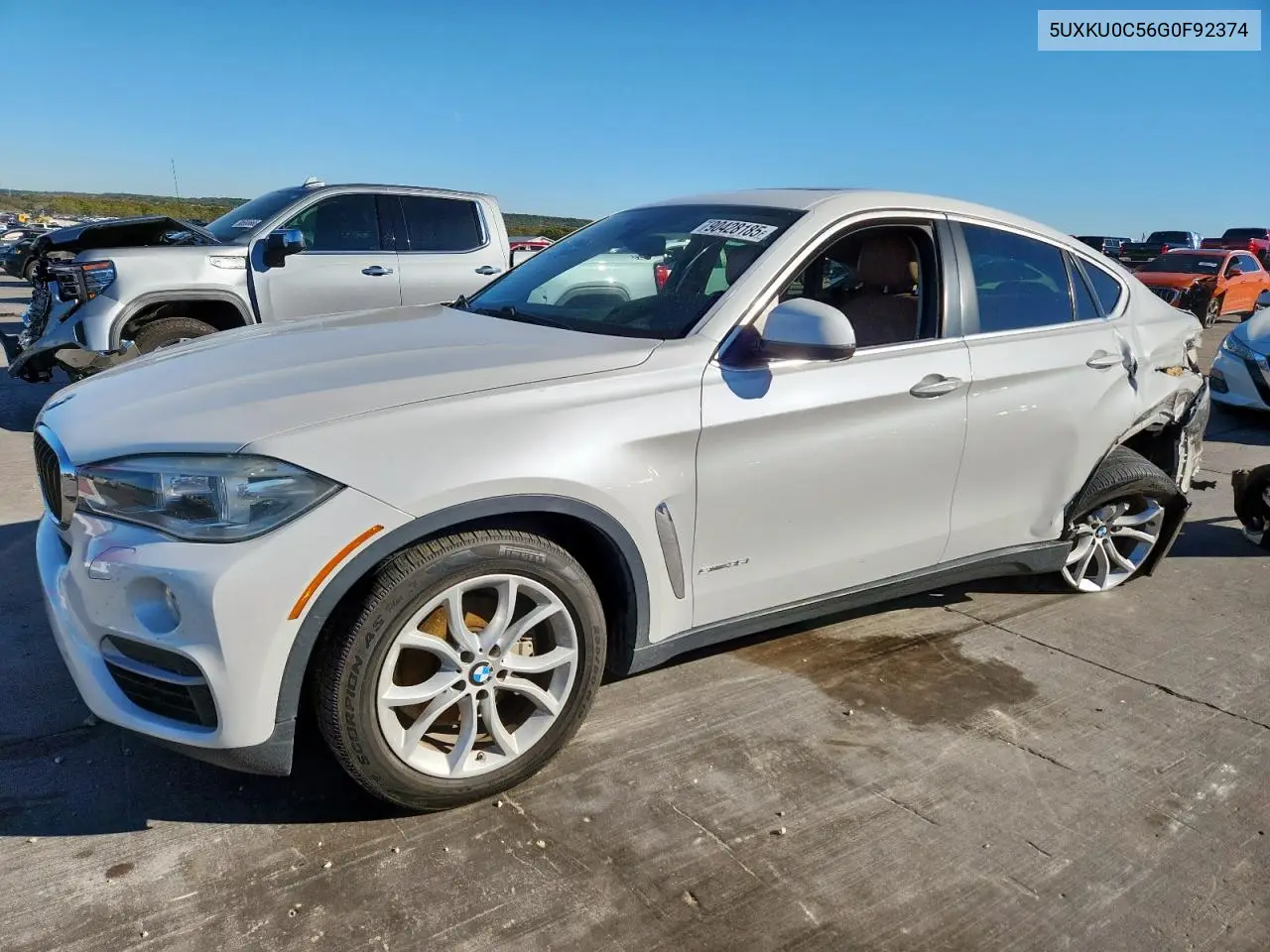 5UXKU0C56G0F92374 2016 BMW X6 Sdrive35I