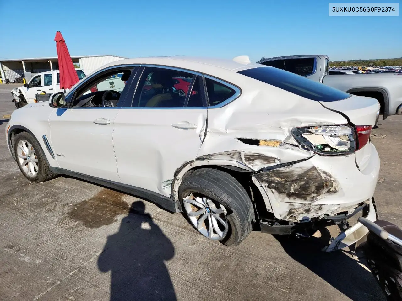5UXKU0C56G0F92374 2016 BMW X6 Sdrive35I