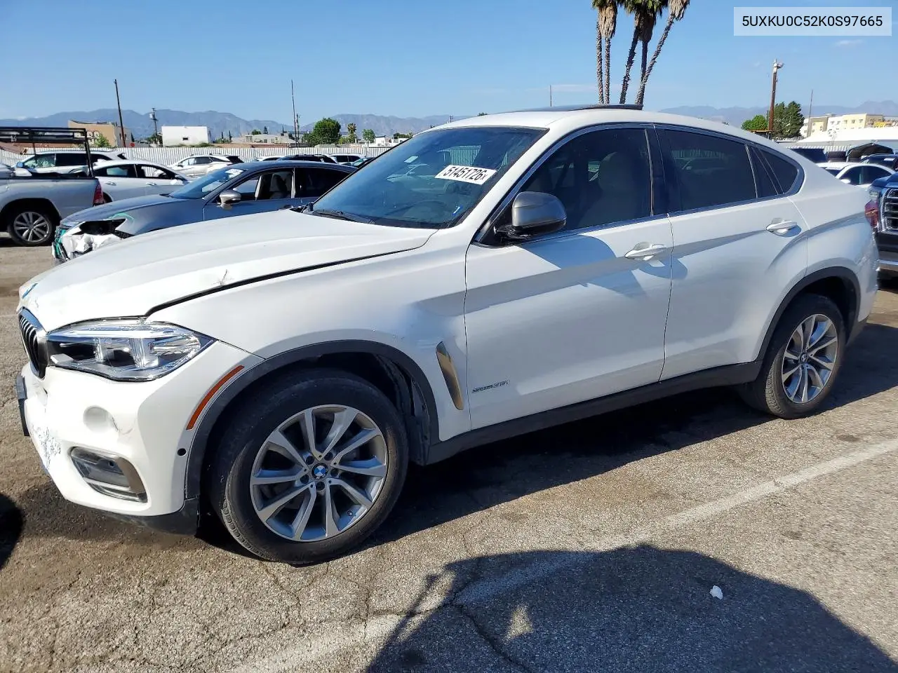 5UXKU0C52K0S97665 2019 BMW X6 Sdrive35I
