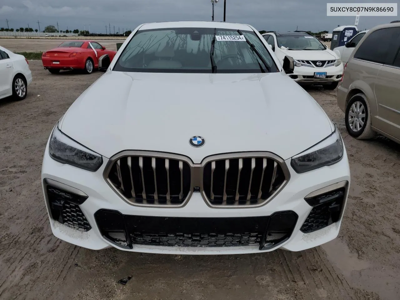 5UXCY8C07N9K86690 2022 BMW X6 M50I