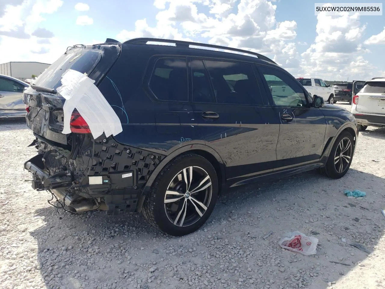 5UXCW2C02N9M85536 2022 BMW X7 xDrive40I