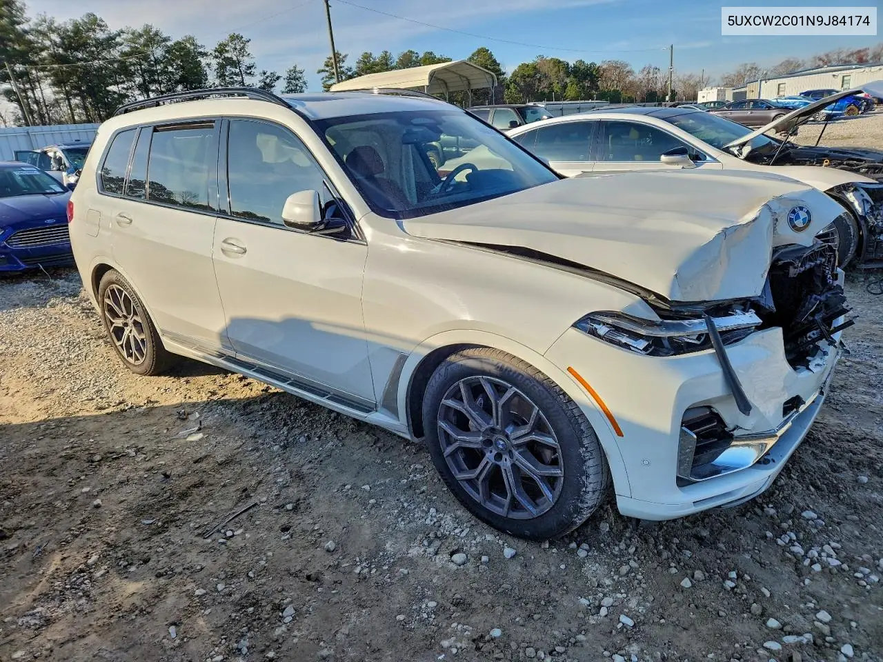 5UXCW2C01N9J84174 2022 BMW X7 xDrive40I