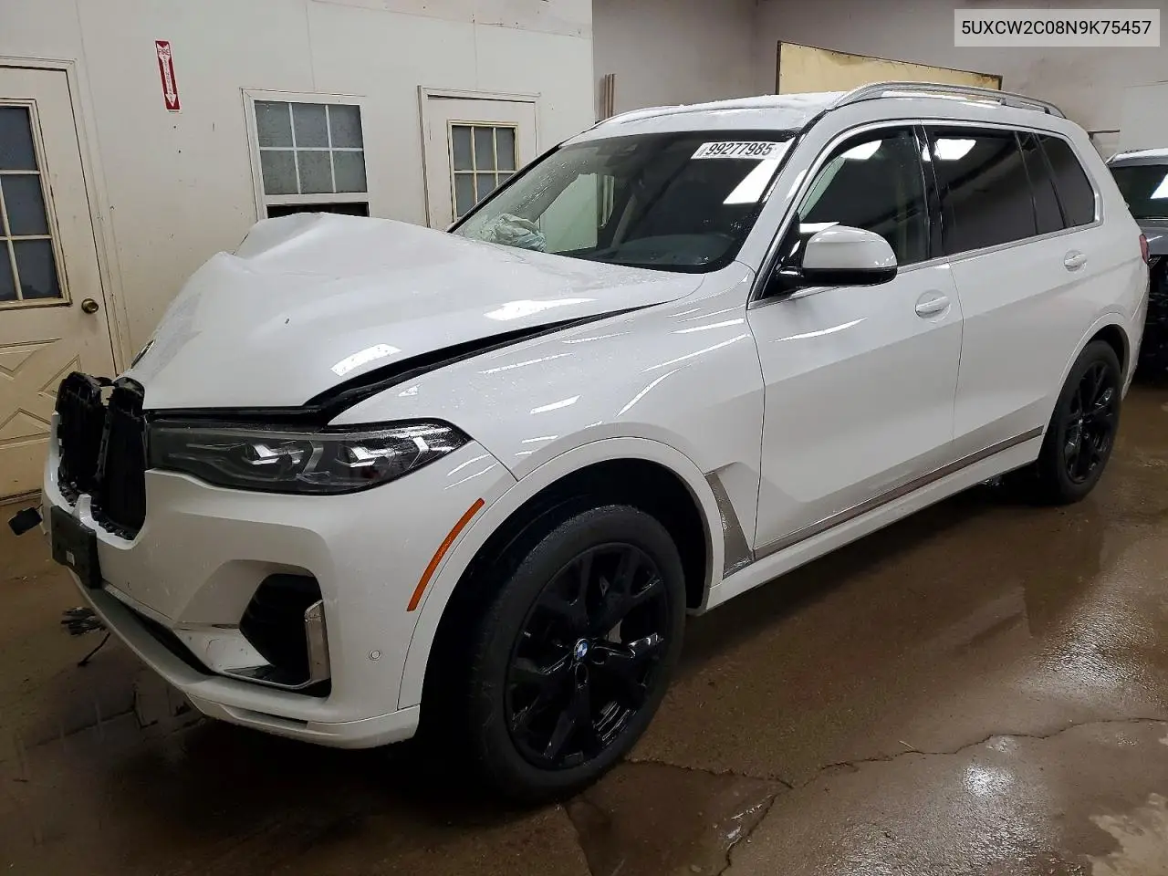 2022 BMW X7 xDrive40I VIN: 5UXCW2C08N9K75457 Lot: 99277985