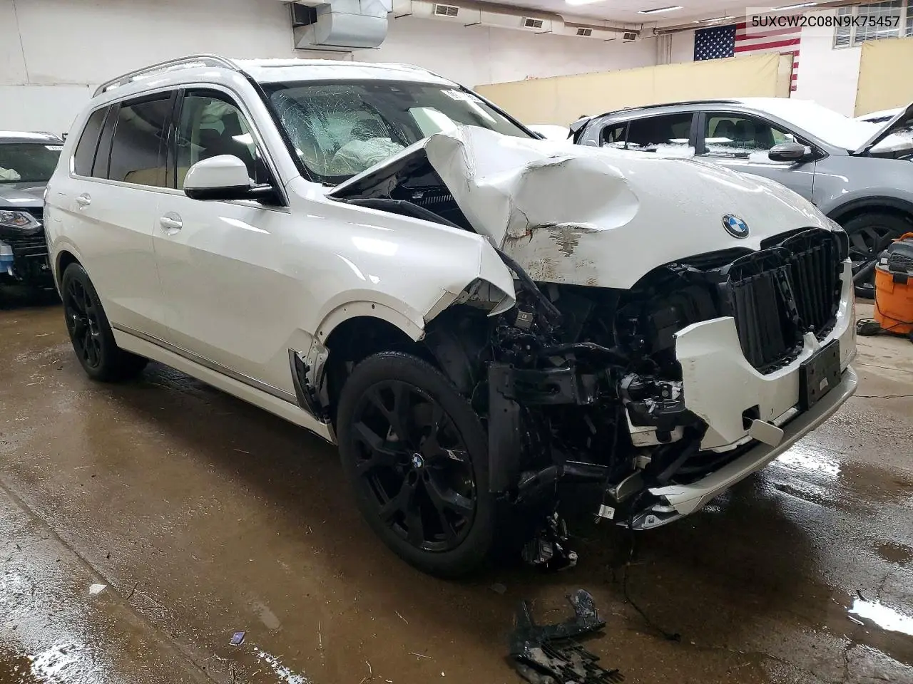 2022 BMW X7 xDrive40I VIN: 5UXCW2C08N9K75457 Lot: 99277985