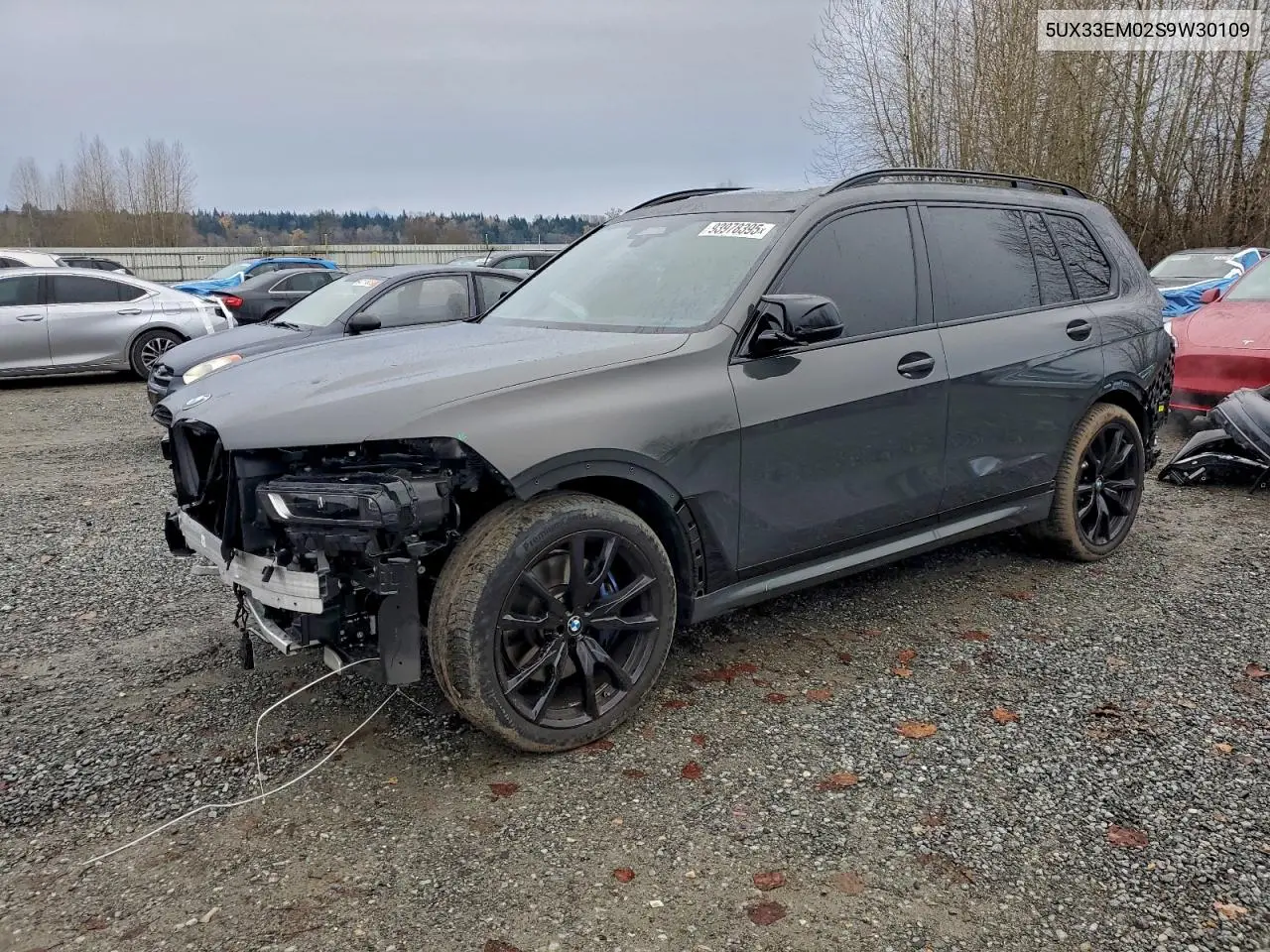 5UX33EM02S9W30109 2025 BMW X7 M60I