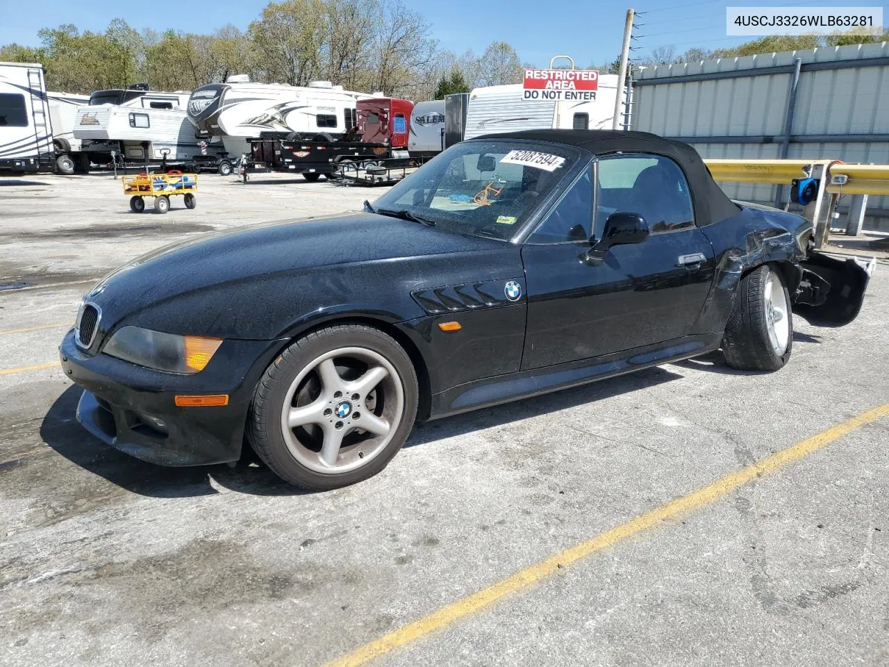 4USCJ3326WLB63281 1998 BMW Z3 2.8