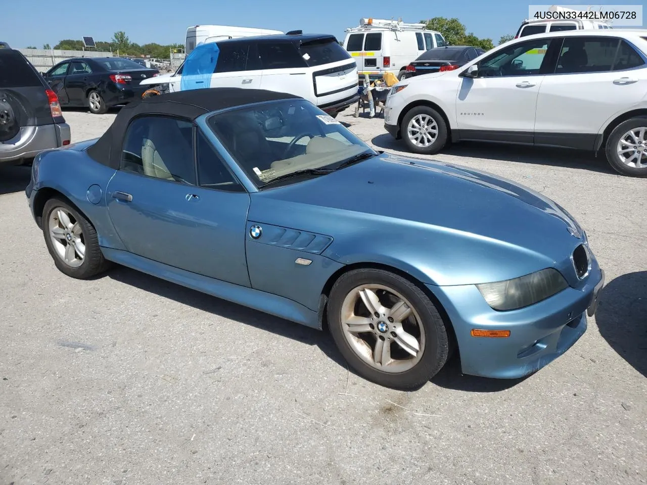 4USCN33442LM06728 2002 BMW Z3 2.5