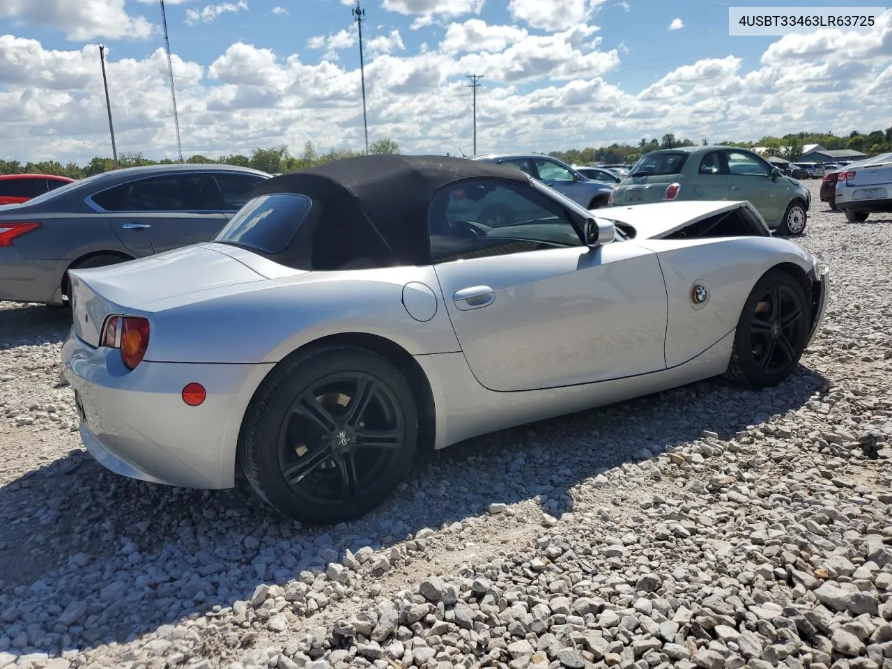 4USBT33463LR63725 2003 BMW Z4 2.5