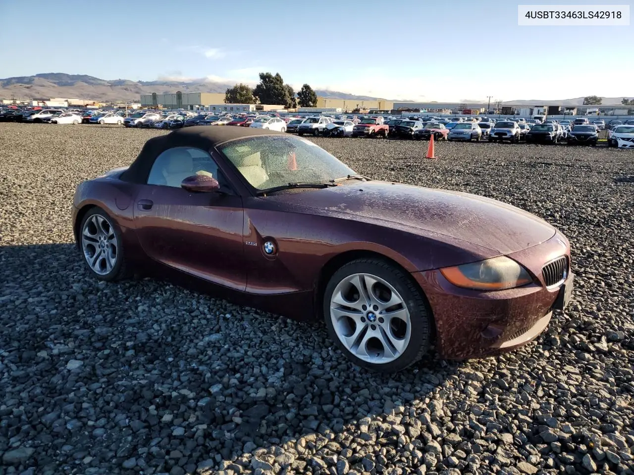 4USBT33463LS42918 2003 BMW Z4 2.5
