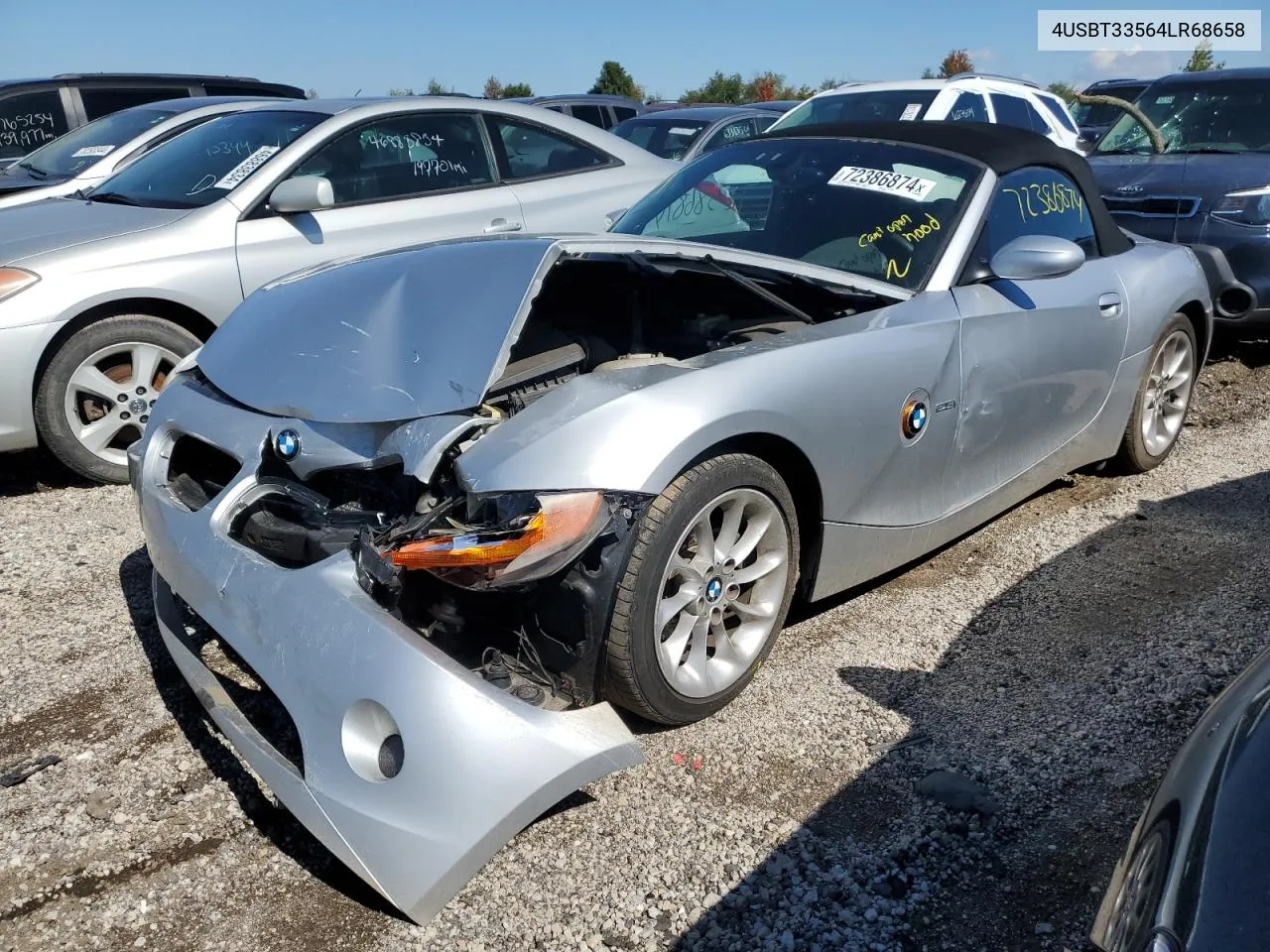 4USBT33564LR68658 2004 BMW Z4 2.5