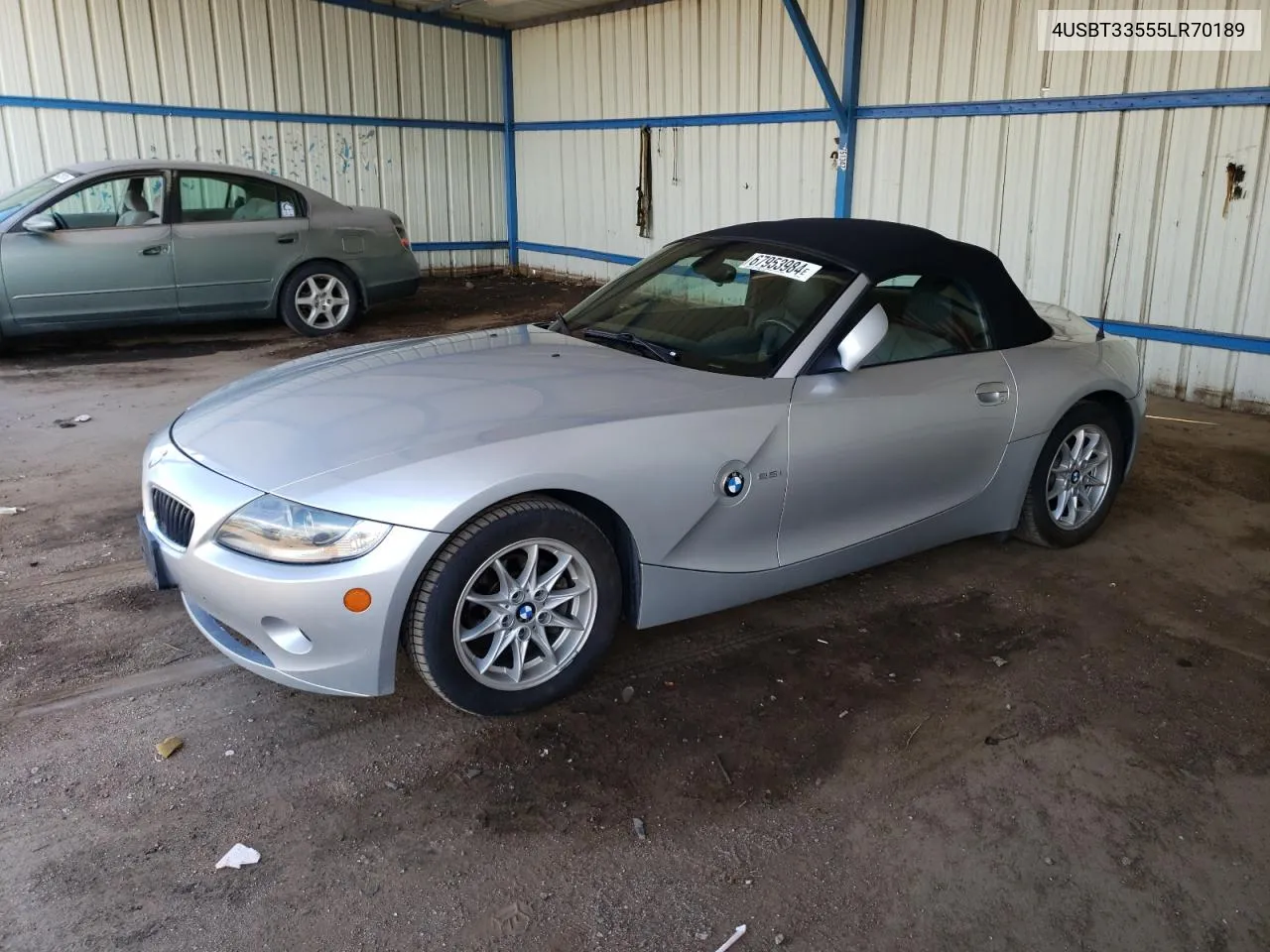 4USBT33555LR70189 2005 BMW Z4 2.5