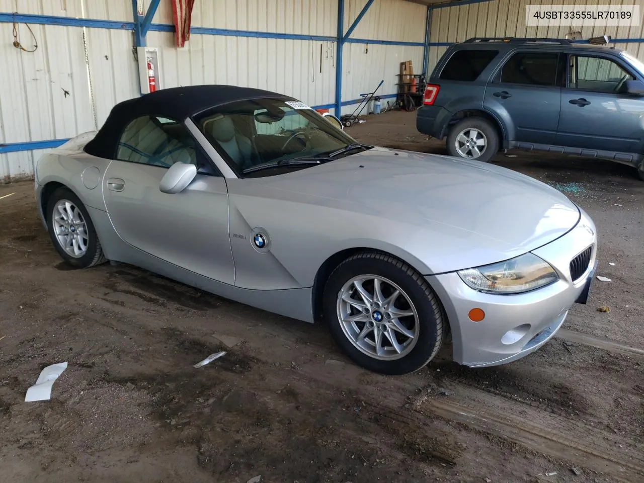 4USBT33555LR70189 2005 BMW Z4 2.5