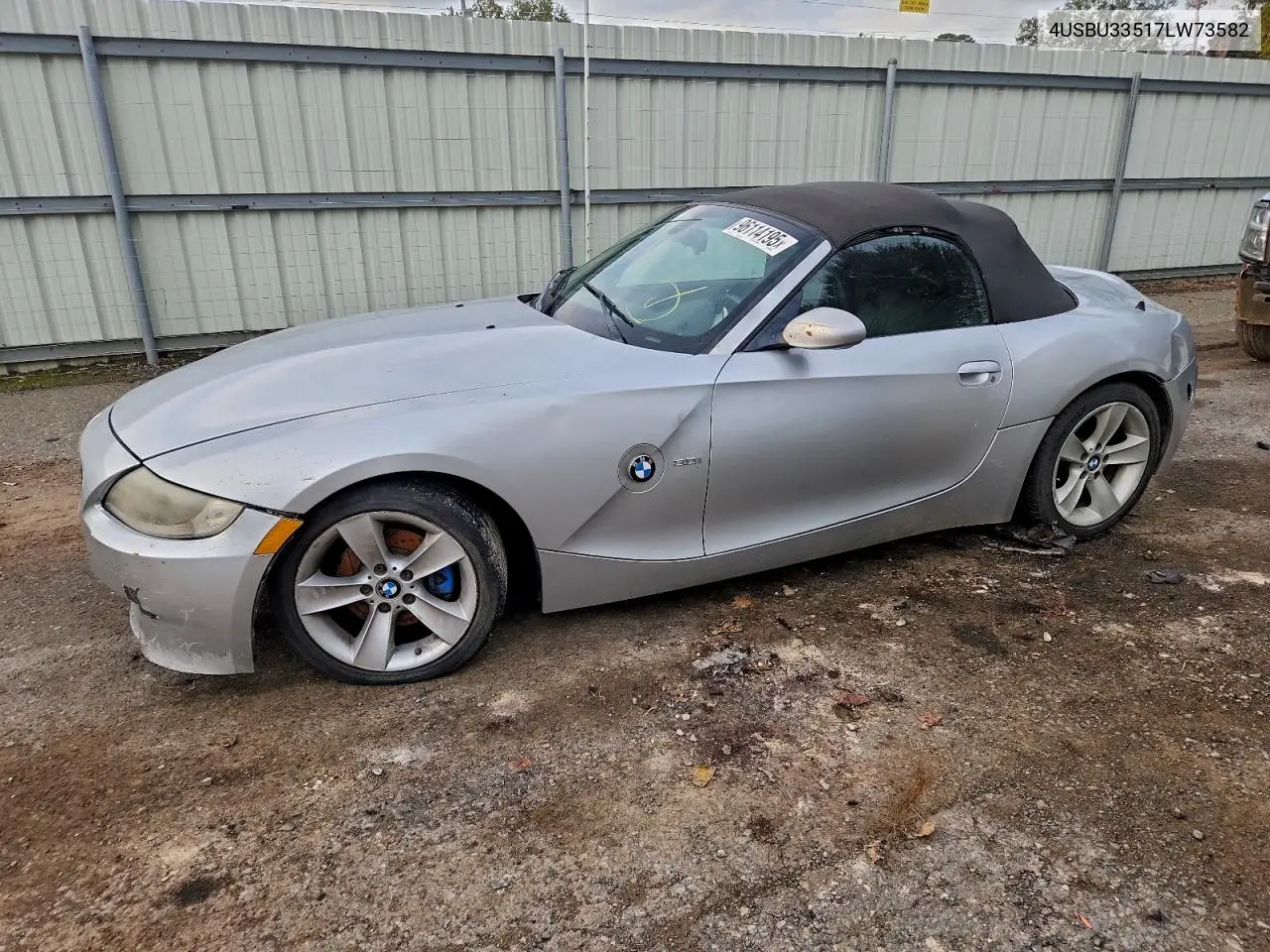4USBU33517LW73582 2007 BMW Z4 3.0
