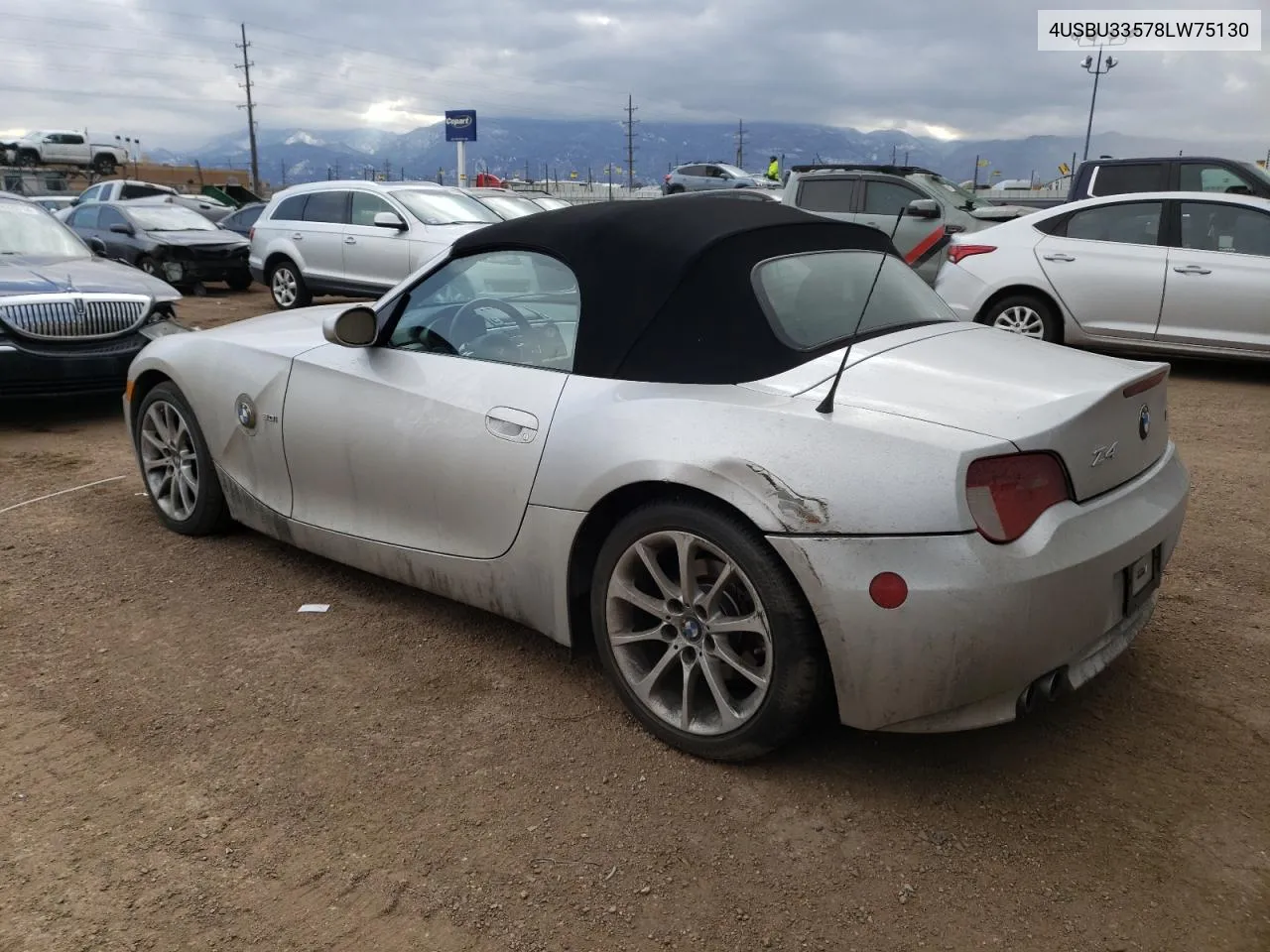 4USBU33578LW75130 2008 BMW Z4 3.0