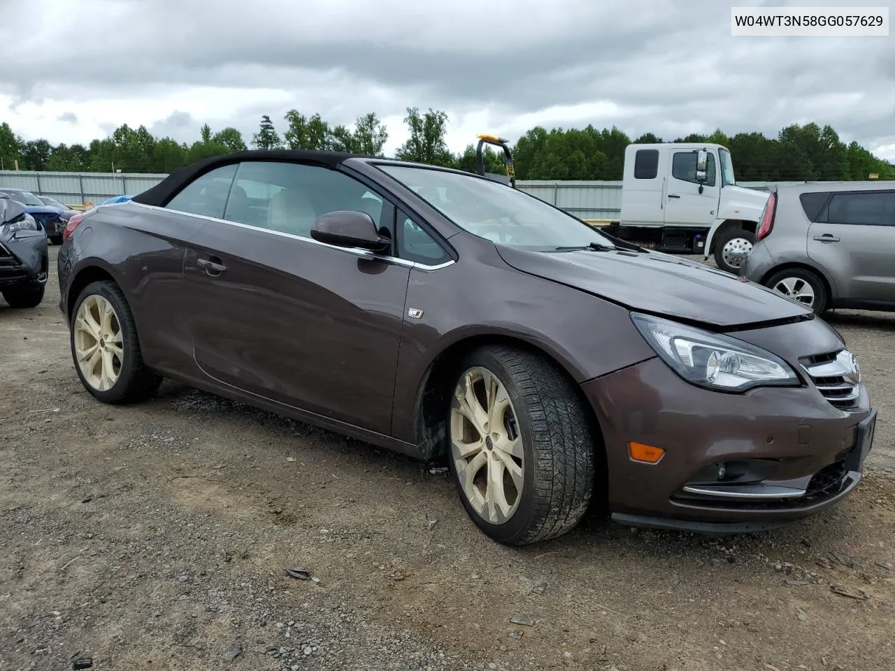 2016 Buick Cascada Premium VIN: W04WT3N58GG057629 Lot: 54740344