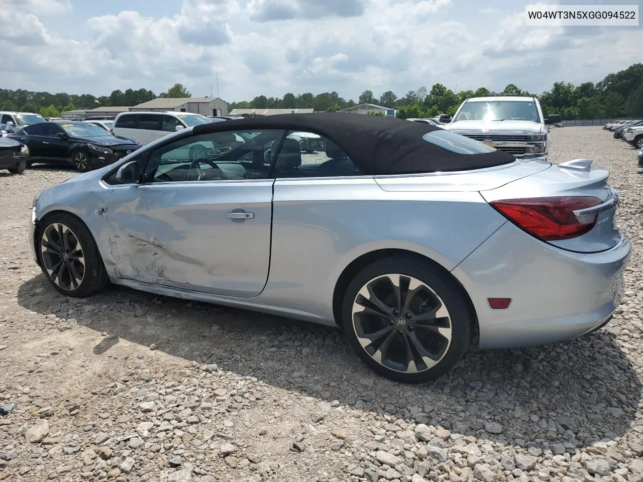 2016 Buick Cascada Premium VIN: W04WT3N5XGG094522 Lot: 55508274