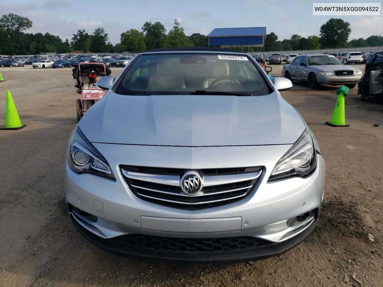 W04WT3N5XGG094522 2016 Buick Cascada Premium