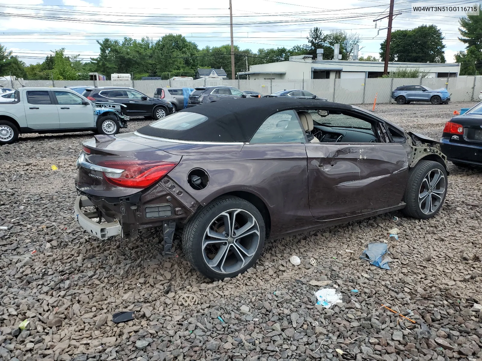 2016 Buick Cascada Premium VIN: W04WT3N51GG116715 Lot: 66568244