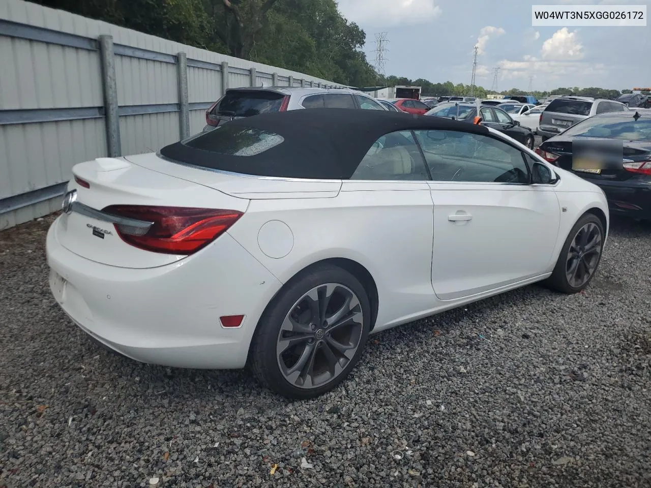 W04WT3N5XGG026172 2016 Buick Cascada Premium