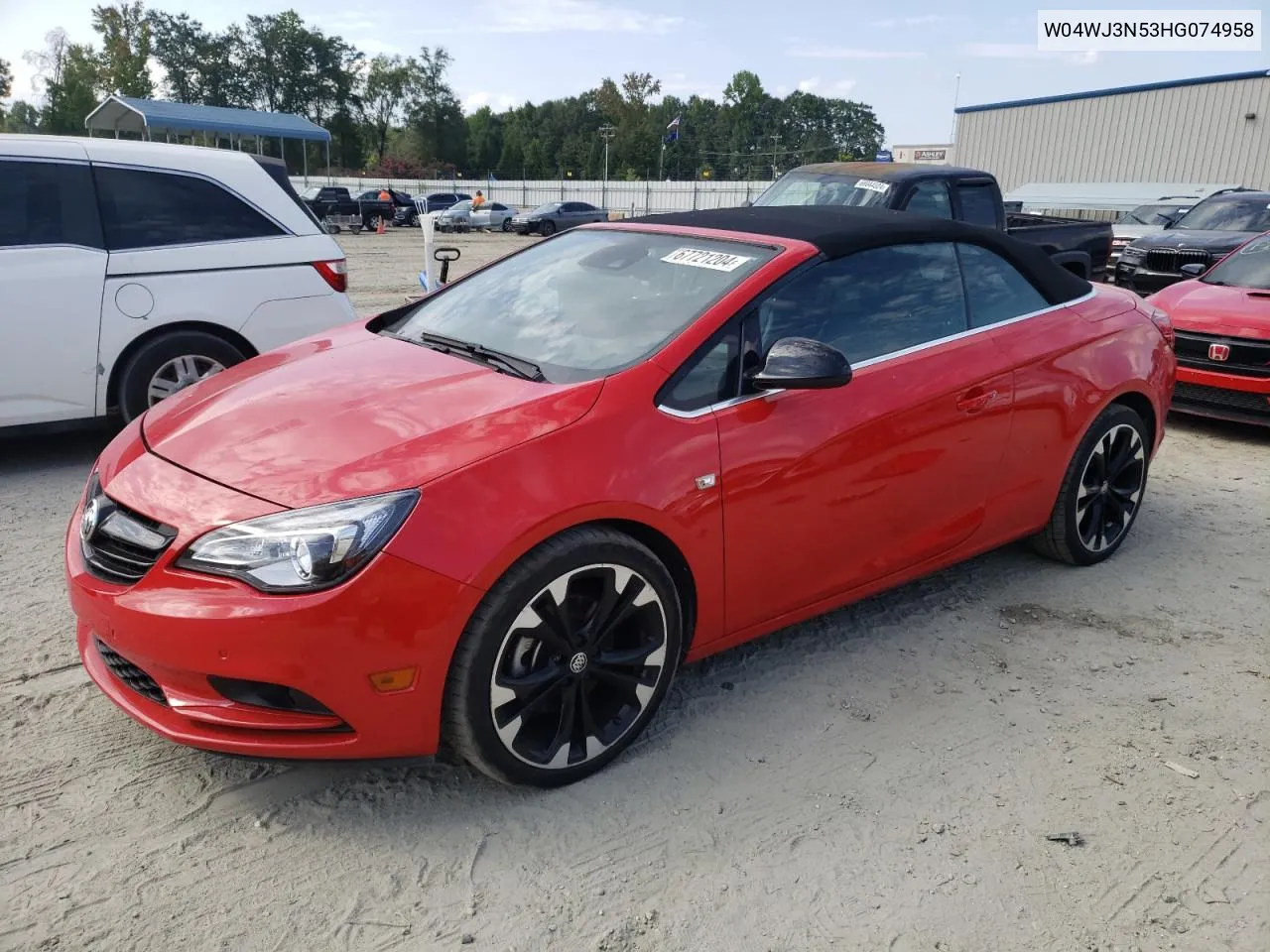 2017 Buick Cascada Sport Touring VIN: W04WJ3N53HG074958 Lot: 67721204