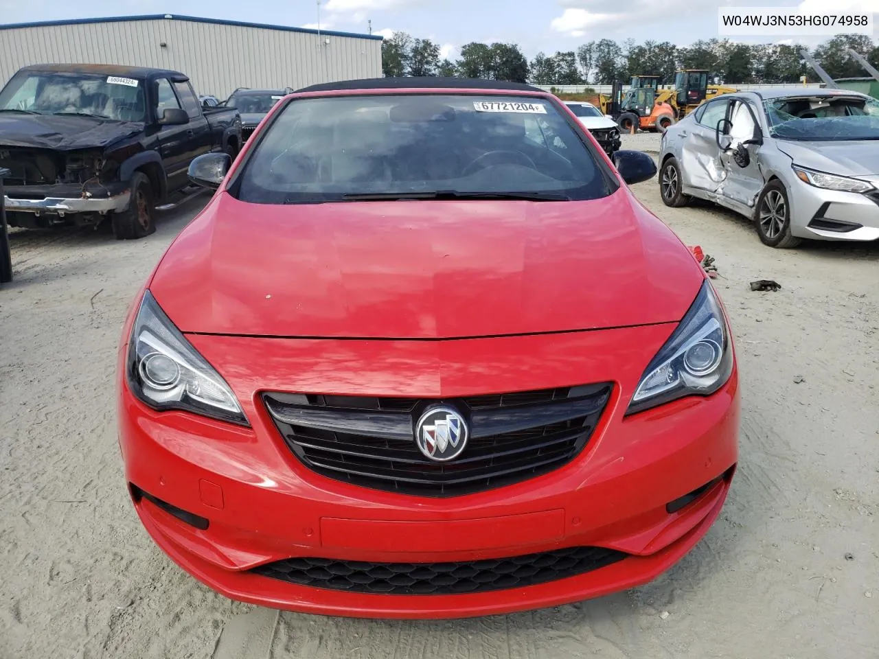 2017 Buick Cascada Sport Touring VIN: W04WJ3N53HG074958 Lot: 67721204