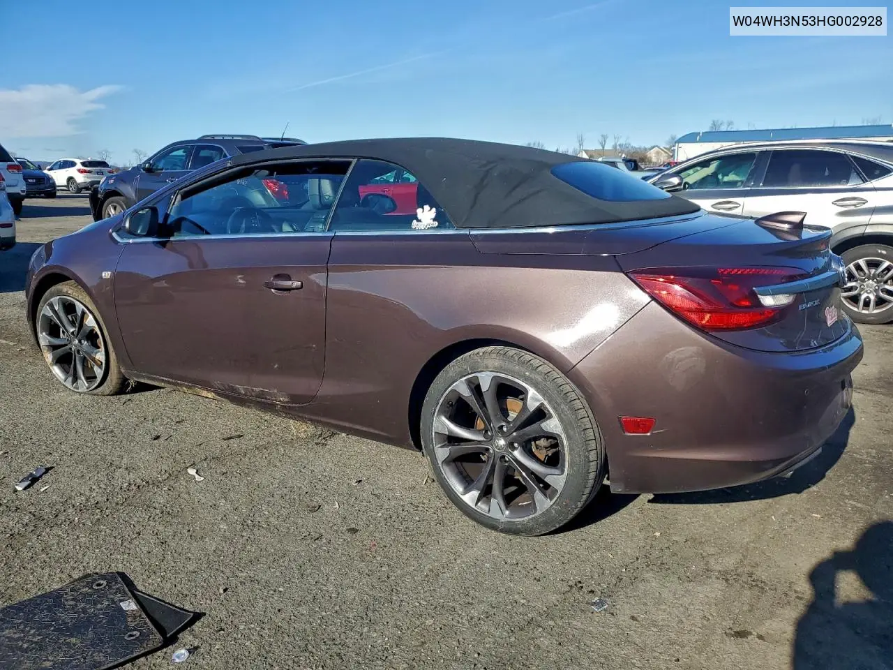 W04WH3N53HG002928 2017 Buick Cascada Premium