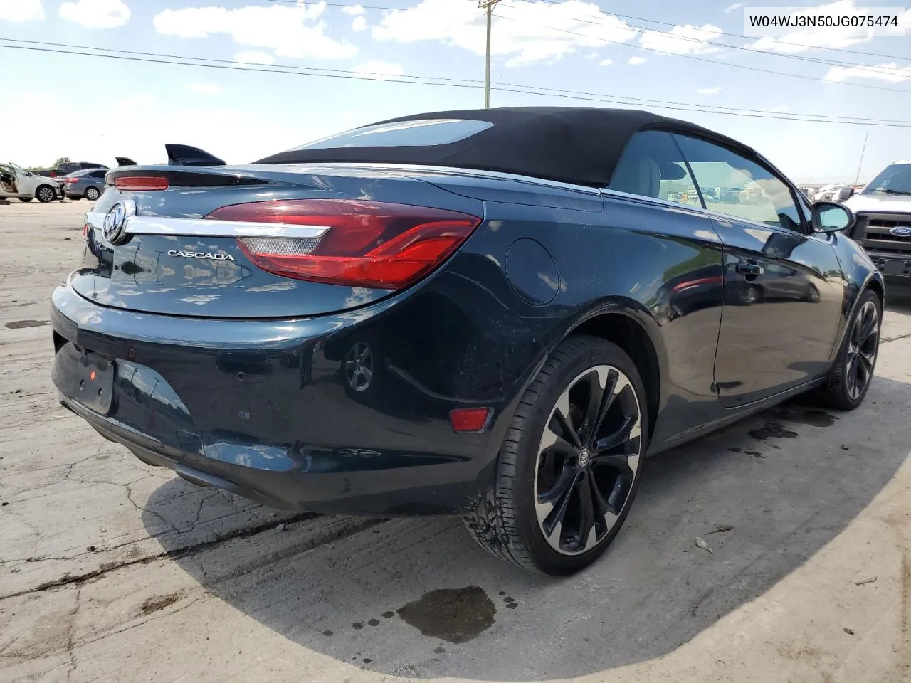 2018 Buick Cascada Sport Touring VIN: W04WJ3N50JG075474 Lot: 55621524