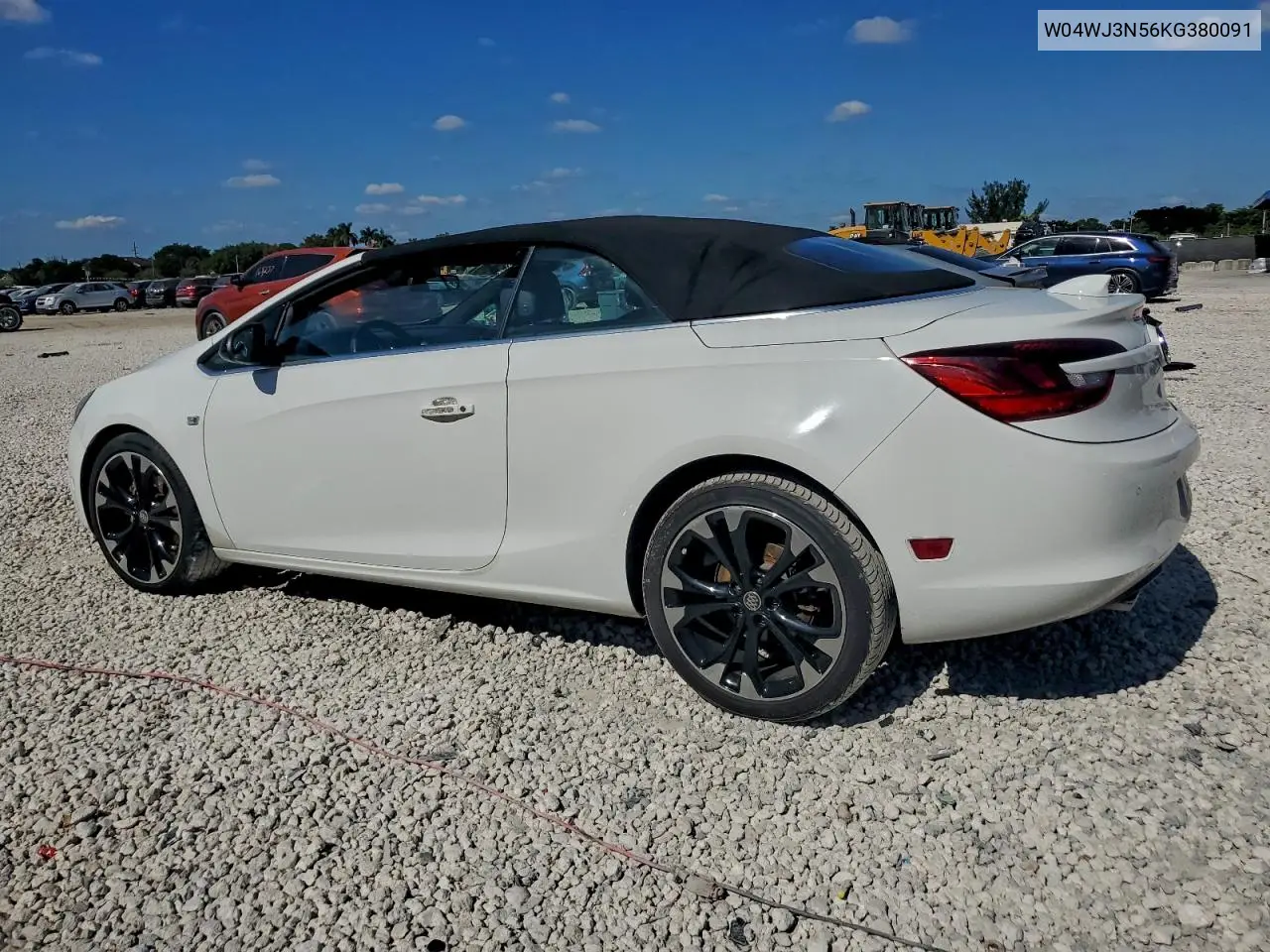 W04WJ3N56KG380091 2019 Buick Cascada Sport Touring