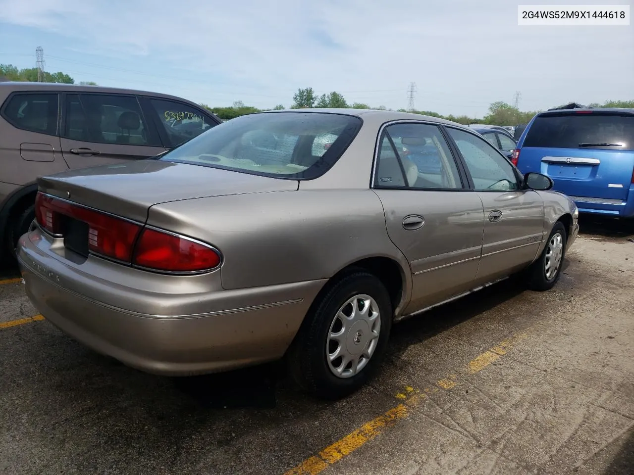 1999 Buick Century Custom VIN: 2G4WS52M9X1444618 Lot: 53522684