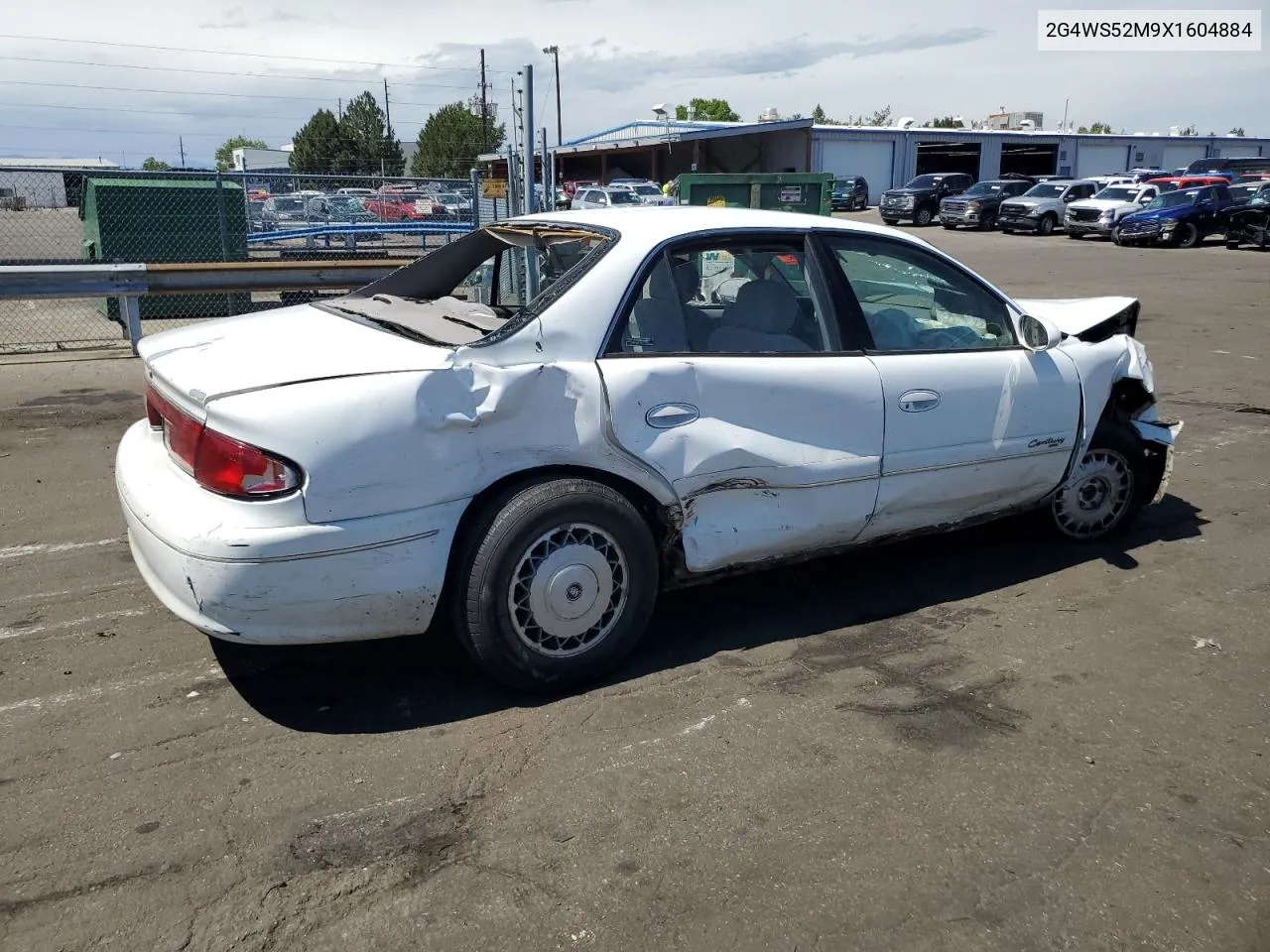 1999 Buick Century Custom VIN: 2G4WS52M9X1604884 Lot: 68621924