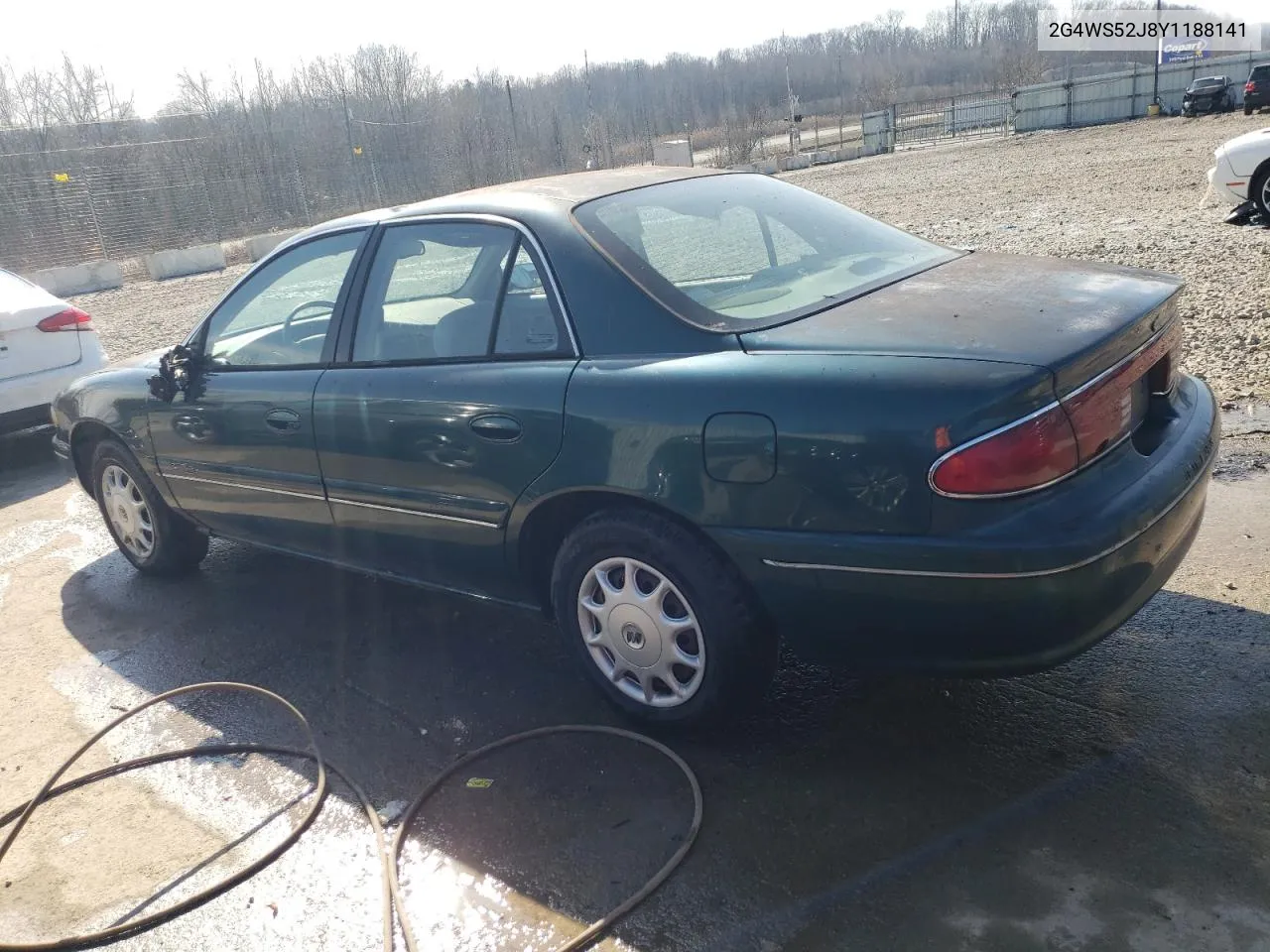 2000 Buick Century Custom VIN: 2G4WS52J8Y1188141 Lot: 41092094