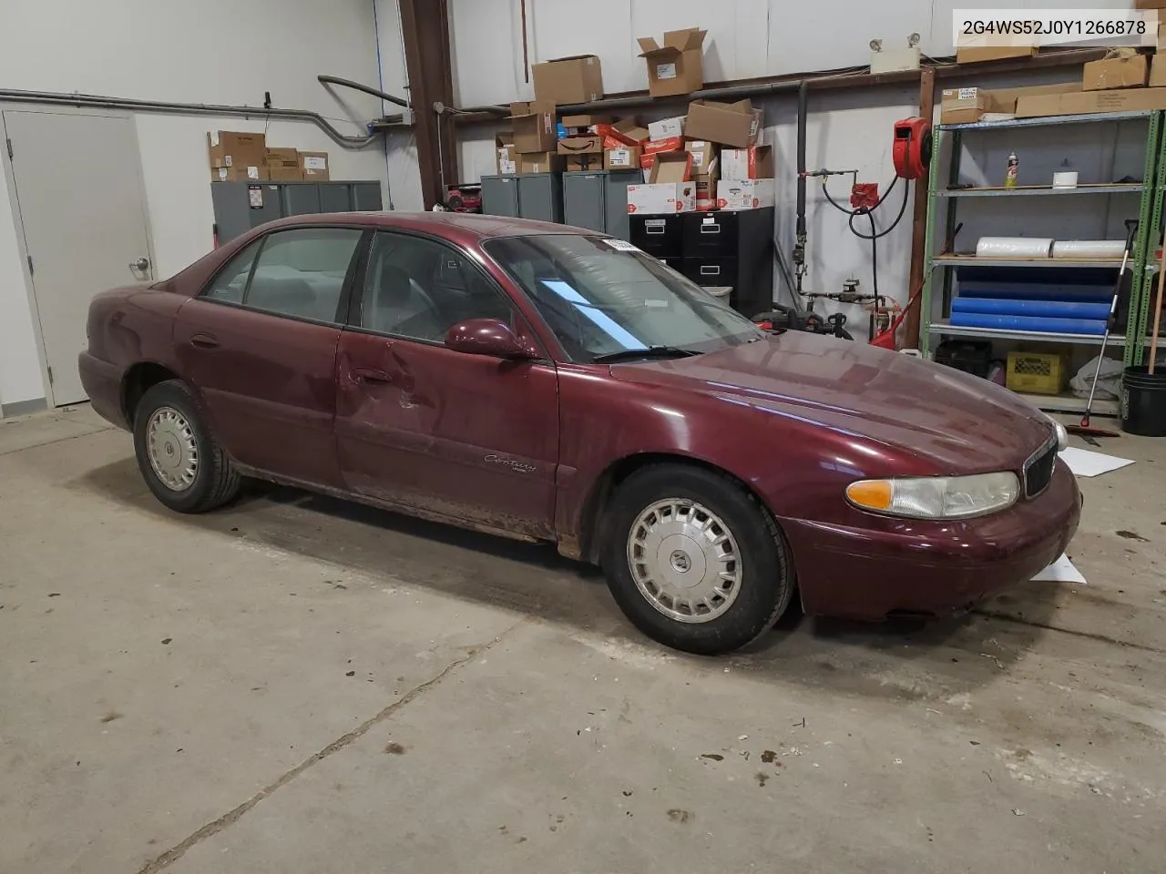 2G4WS52J0Y1266878 2000 Buick Century Custom