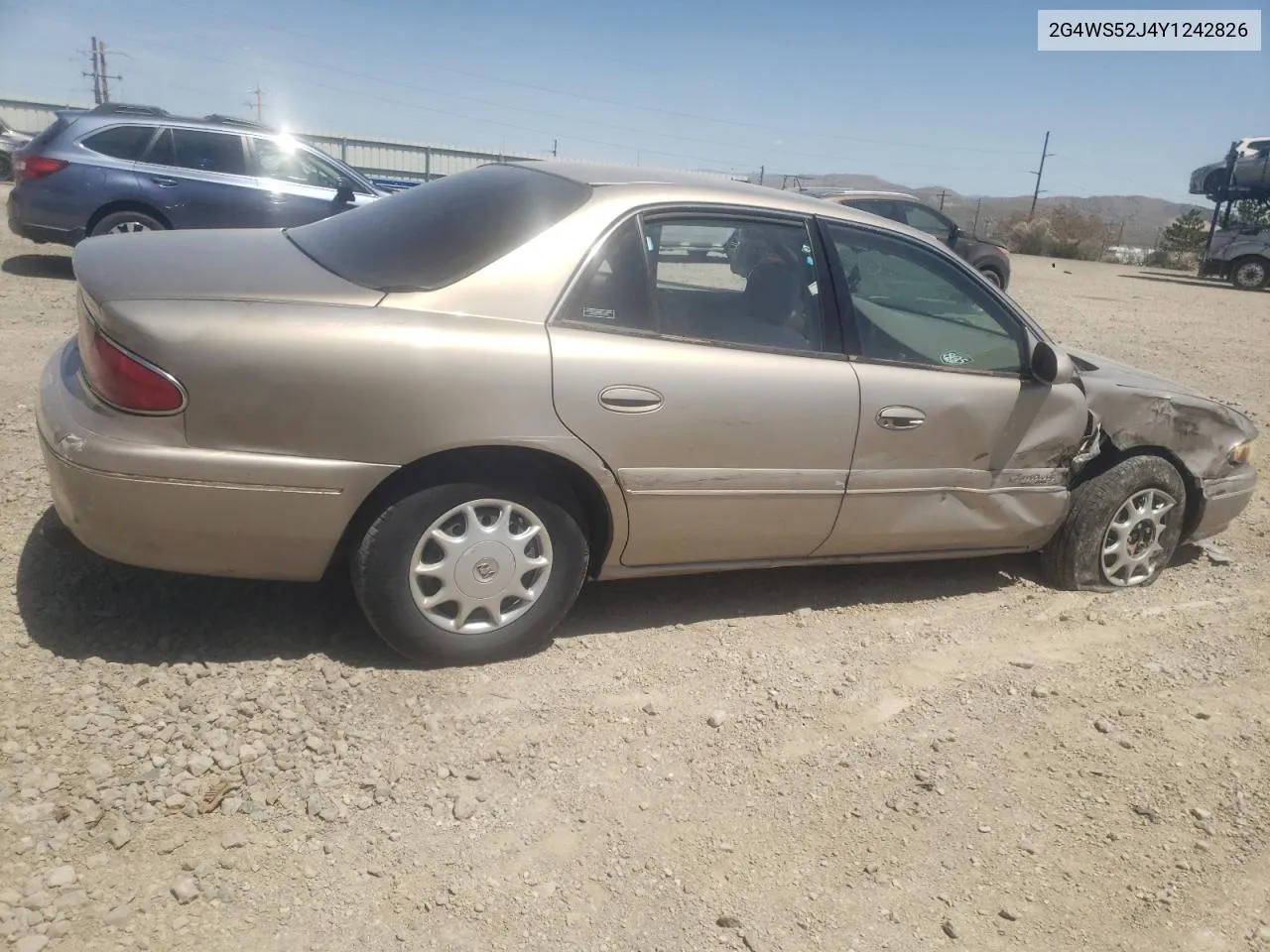 2000 Buick Century Custom VIN: 2G4WS52J4Y1242826 Lot: 53439084