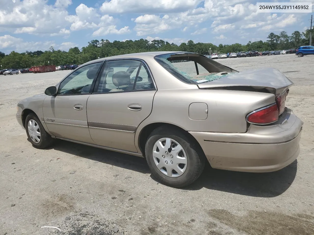 2000 Buick Century Limited VIN: 2G4WY55J3Y1145952 Lot: 58025684