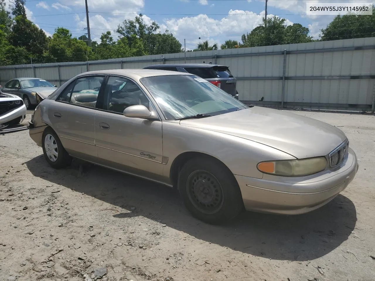 2000 Buick Century Limited VIN: 2G4WY55J3Y1145952 Lot: 58025684