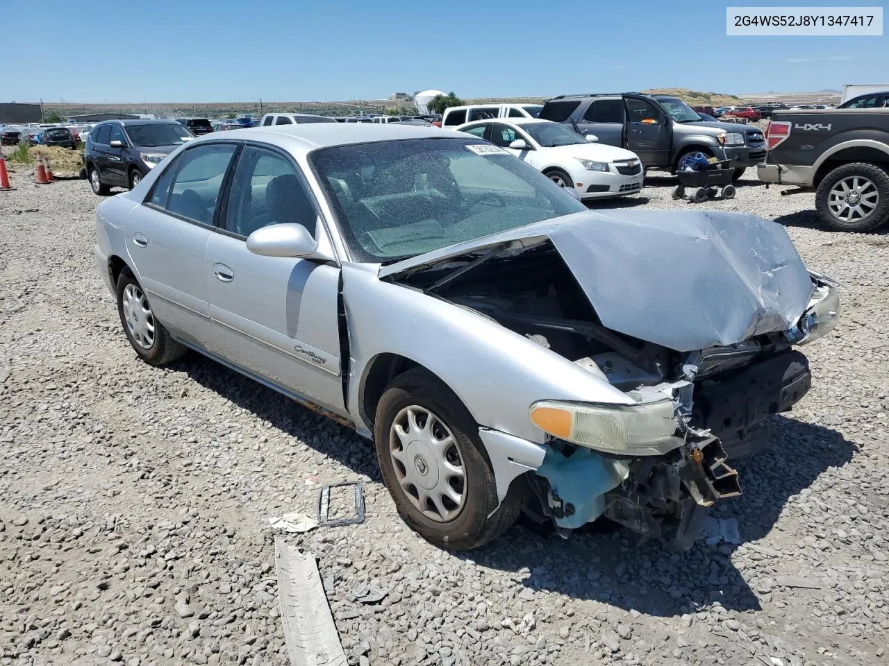 2000 Buick Century Custom VIN: 2G4WS52J8Y1347417 Lot: 58162544