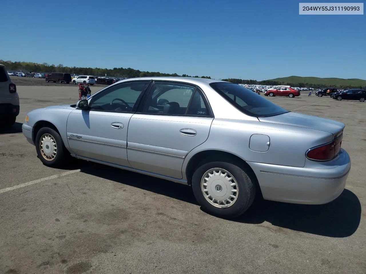 2G4WY55J311190993 2001 Buick Century Limited