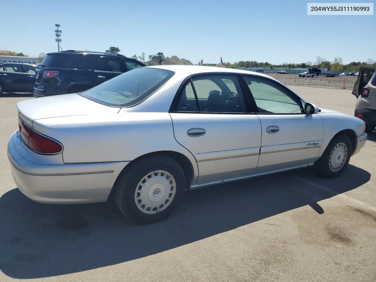 2001 Buick Century Limited VIN: 2G4WY55J311190993 Lot: 54032184