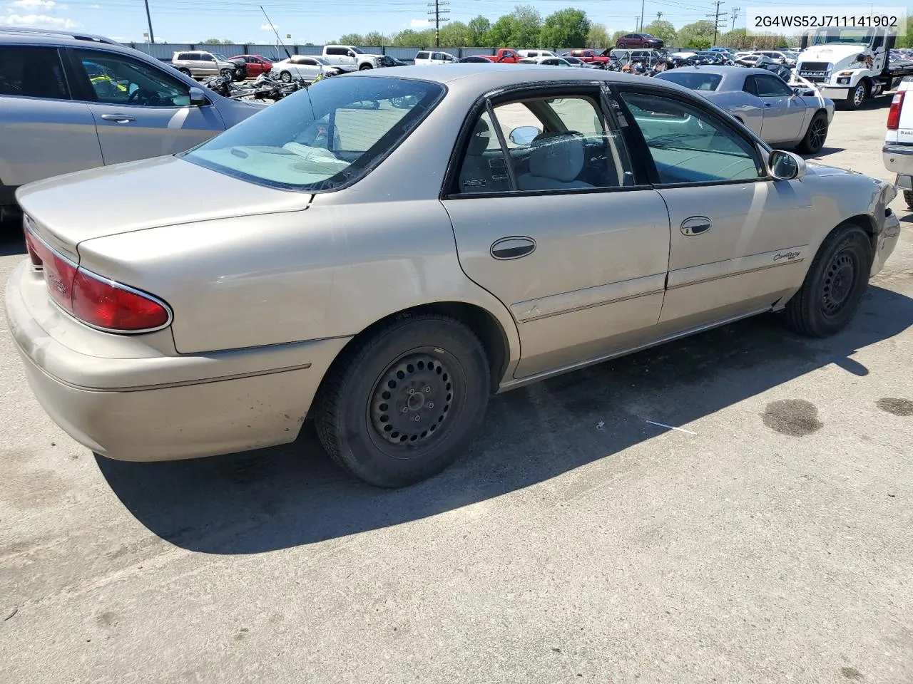 2001 Buick Century Custom VIN: 2G4WS52J711141902 Lot: 54608354