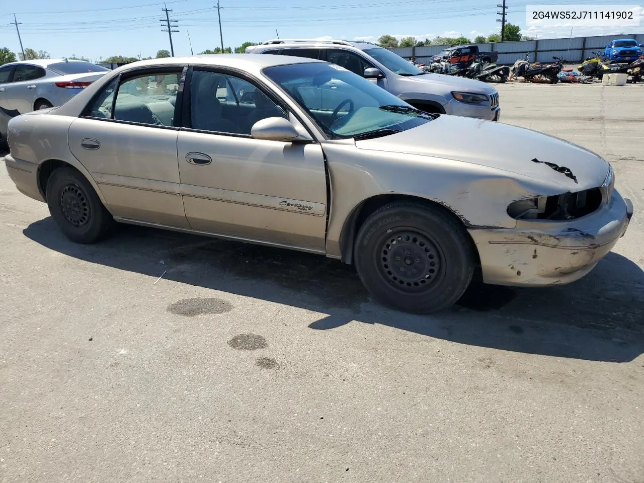 2001 Buick Century Custom VIN: 2G4WS52J711141902 Lot: 54608354