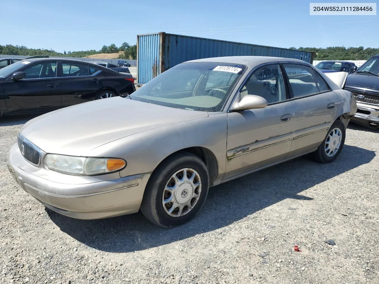 2001 Buick Century Custom VIN: 2G4WS52J111284456 Lot: 55128774