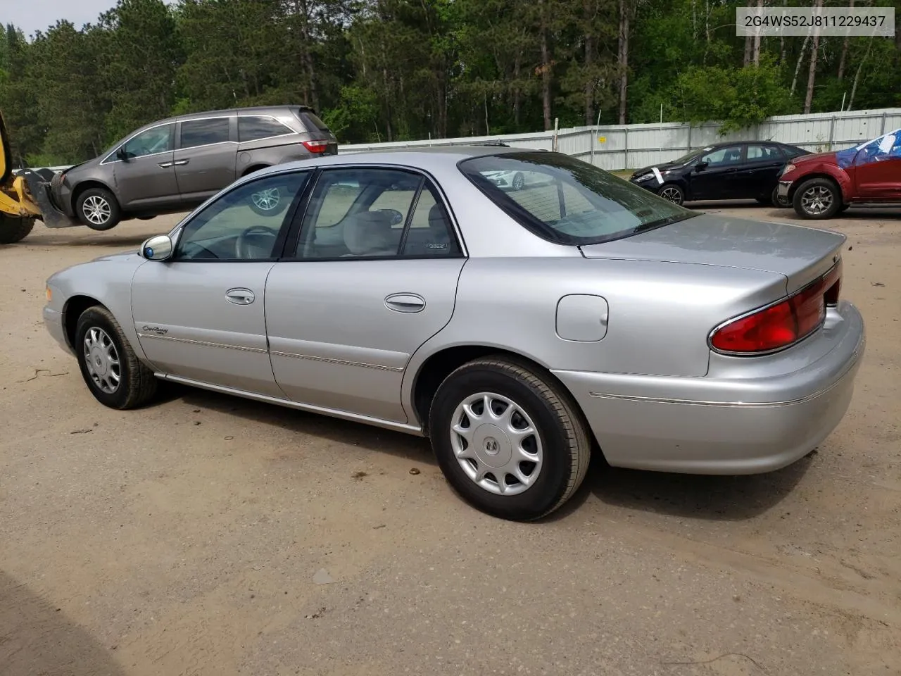 2G4WS52J811229437 2001 Buick Century Custom