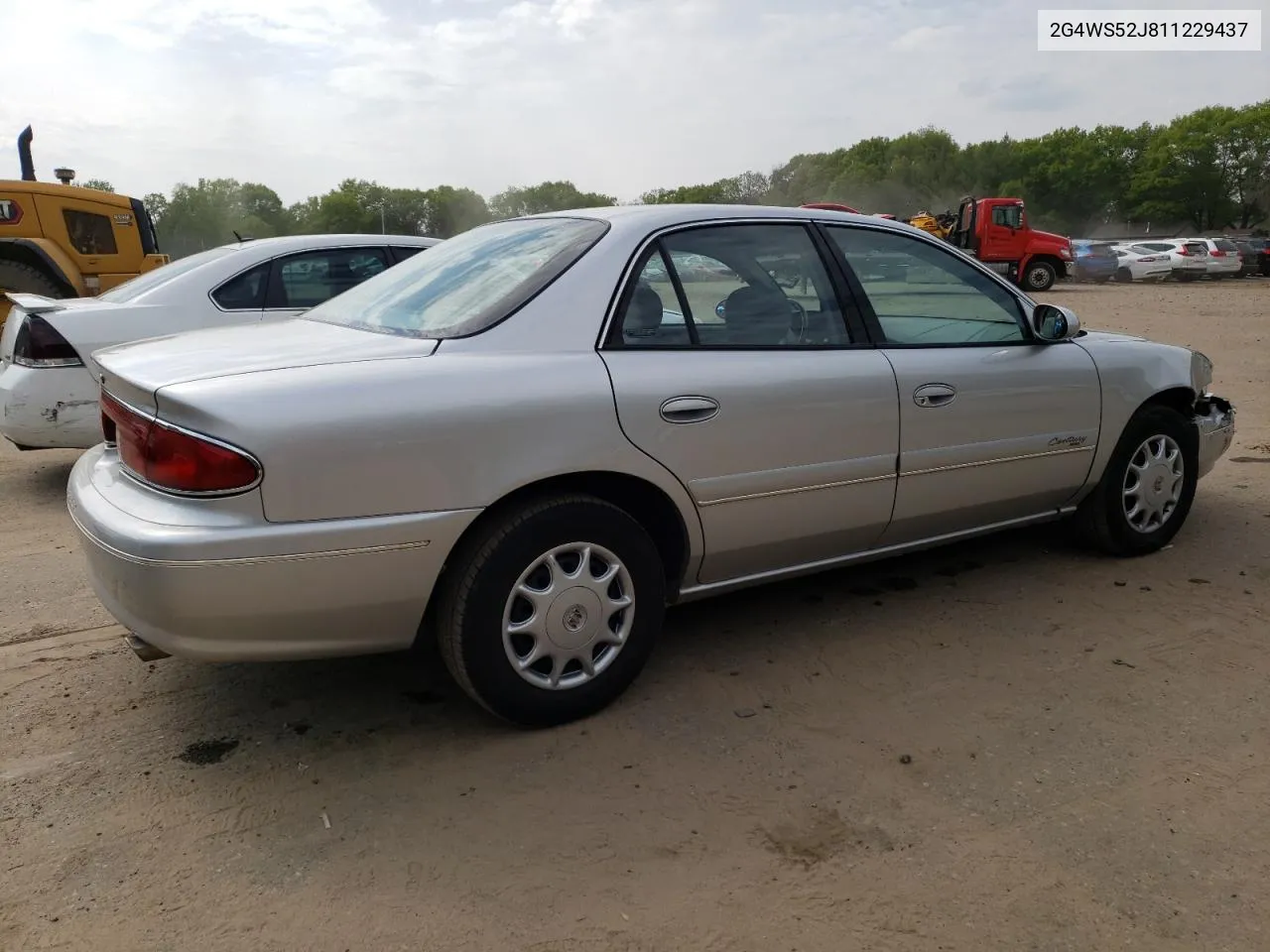 2001 Buick Century Custom VIN: 2G4WS52J811229437 Lot: 55297564