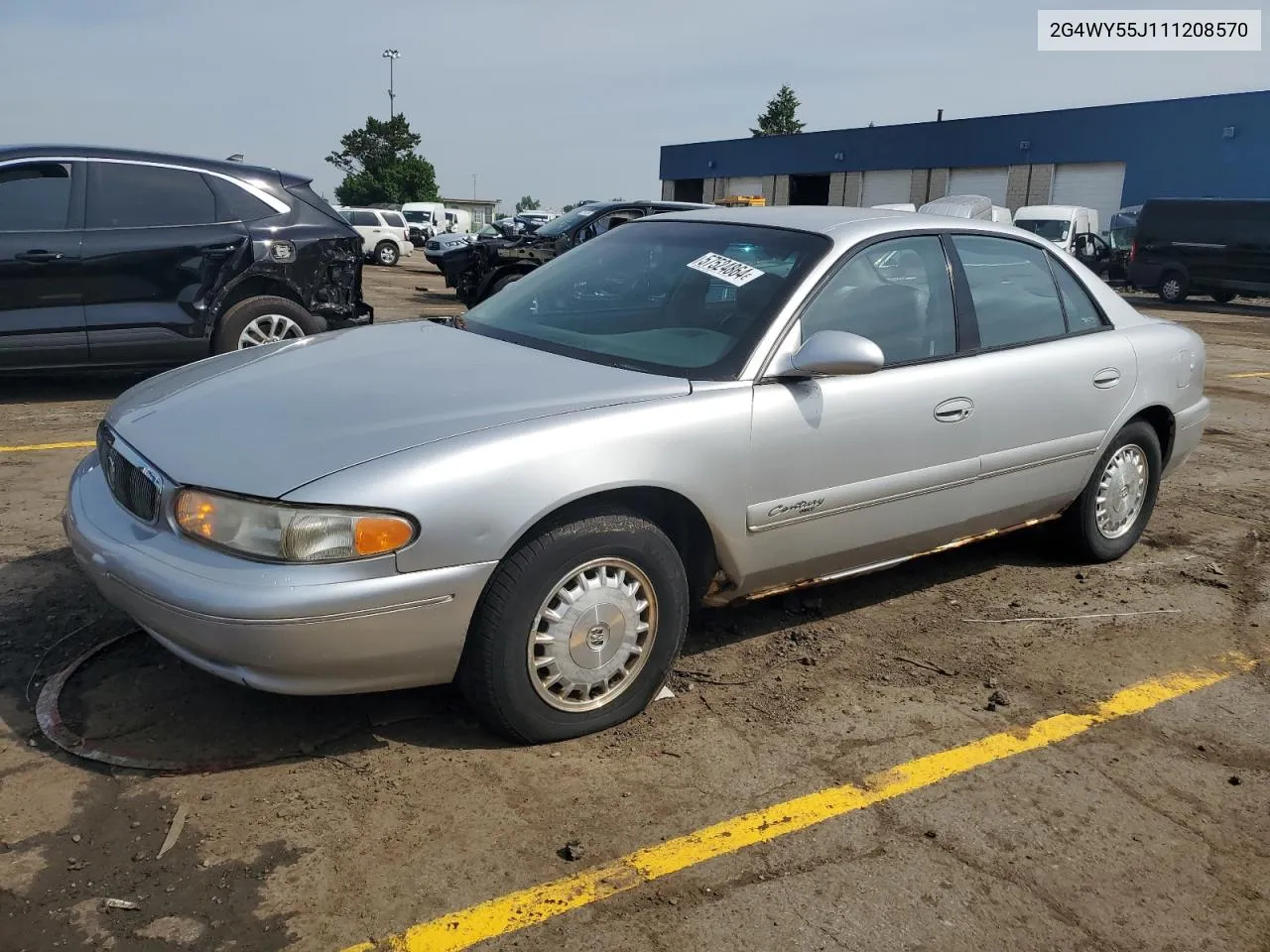 2001 Buick Century Limited VIN: 2G4WY55J111208570 Lot: 57524864