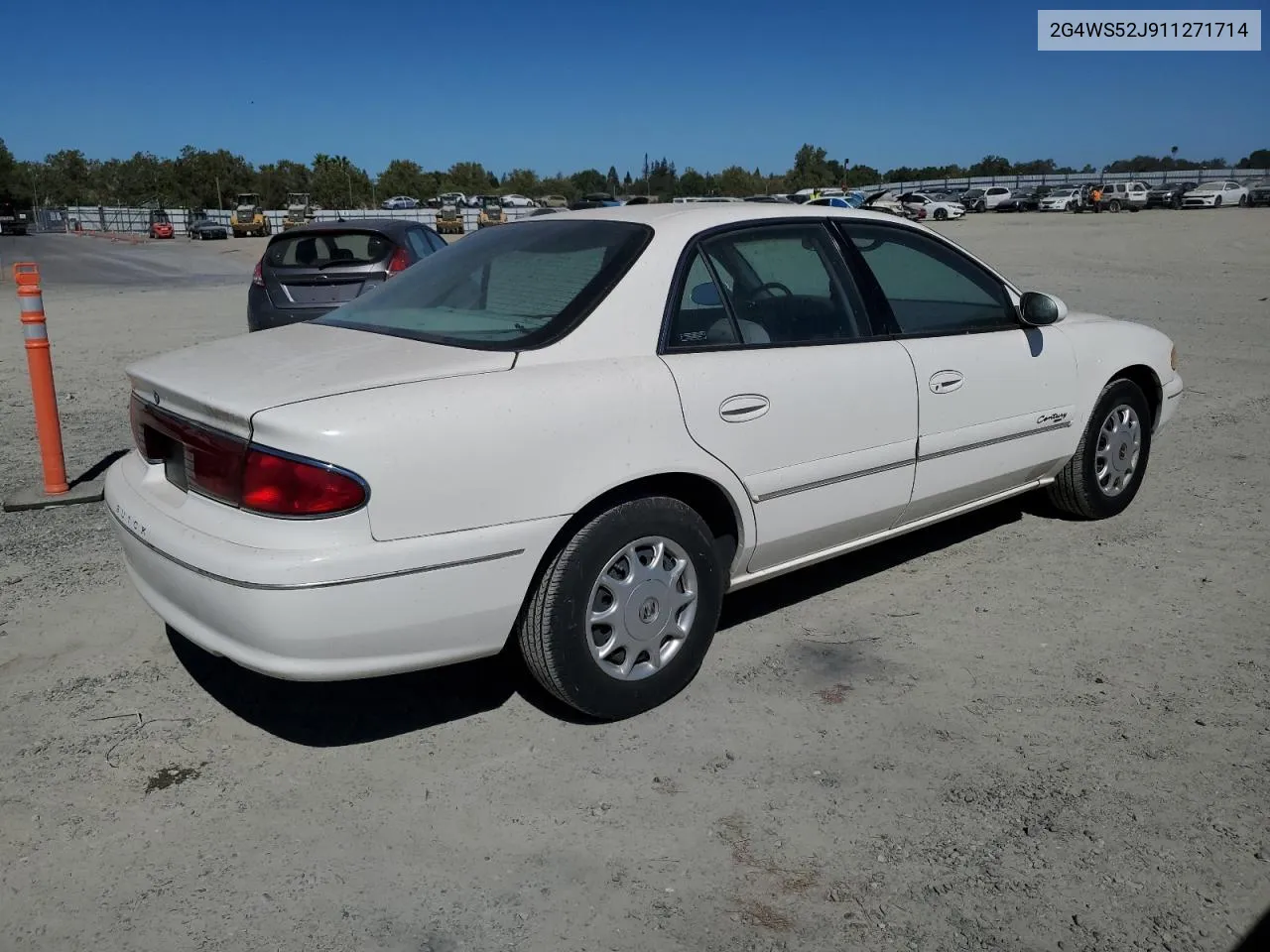 2G4WS52J911271714 2001 Buick Century Custom