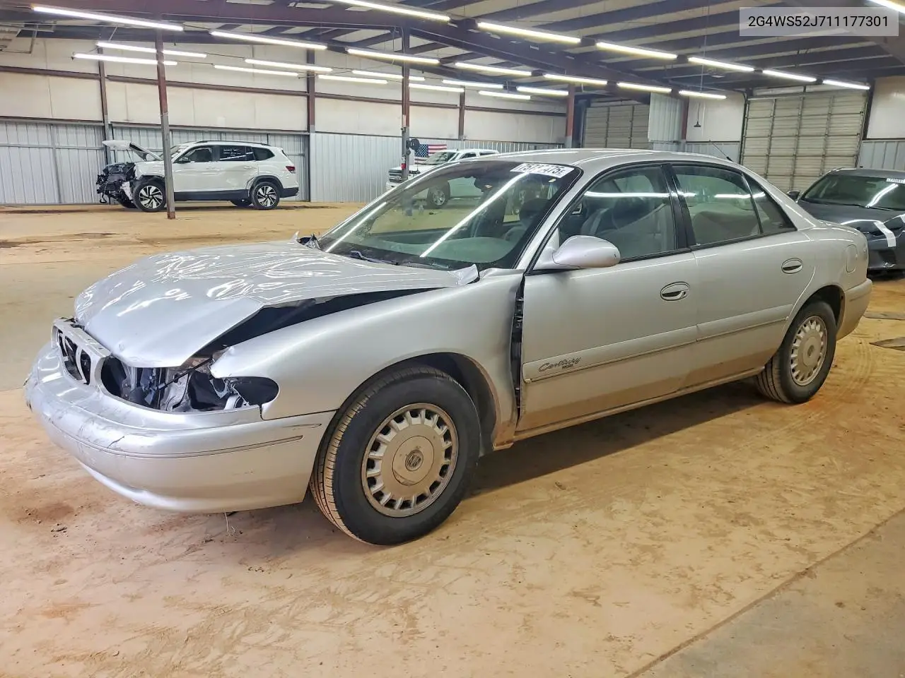 2001 Buick Century Custom VIN: 2G4WS52J711177301 Lot: 75733475